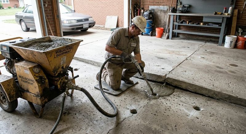 Concrete Mudjacking in West Des Moines, IA