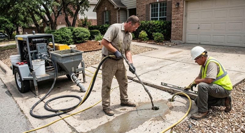 Concrete Slab Jacking in San Antonio, TX