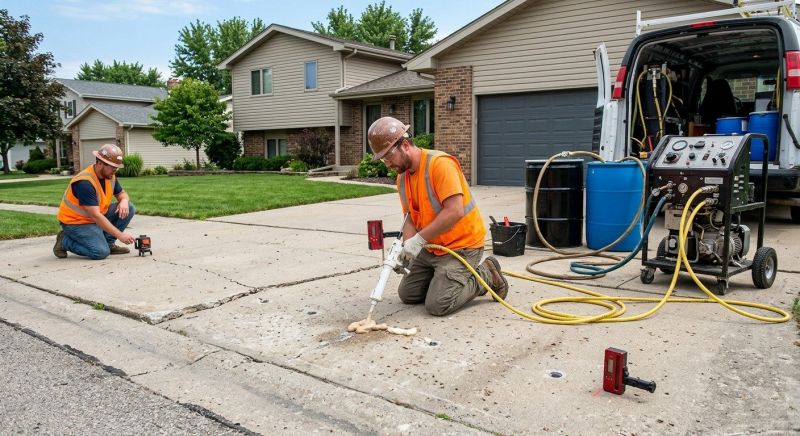 Driveway Raising in Des Moines, IA