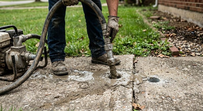 Patio Mudjacking in San Antonio, TX