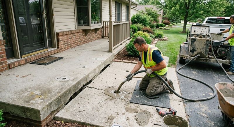 Walkway Leveling in Des Moines, IA