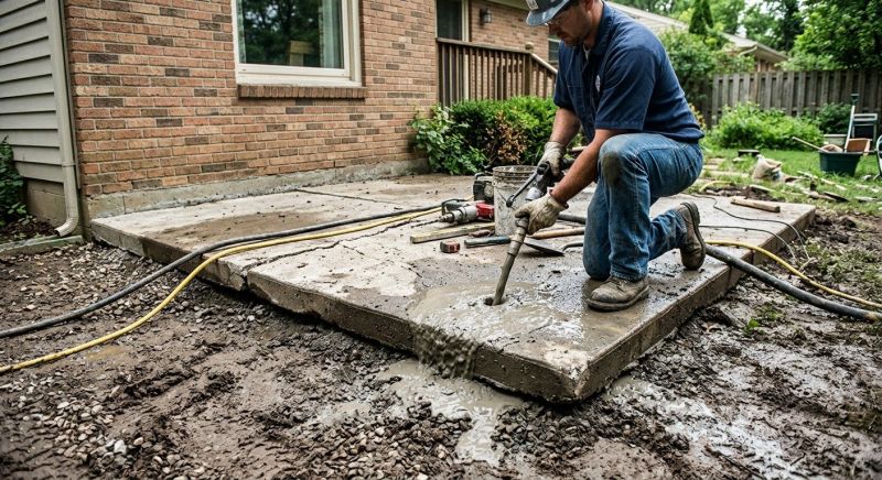 Patio Raising in Tampa, FL